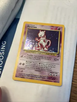 Mewtwo 10/130 TCG 1999 Pokemon Holo Rare Vintage Base Set 2 WOTC NM-LP SWIRL - Image 2