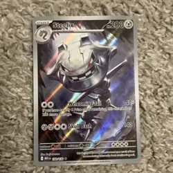Steelix 150/132 Illustration Rare Pokemon Mega Evolution NM - Image 1