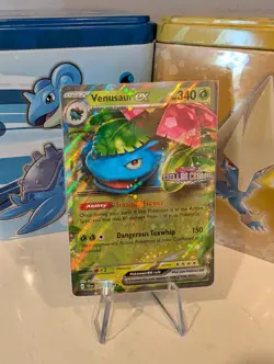 Pokemon TCG Venusaur EX Holo Double Rare Stellar Crown 001/142 NM/M Condition - Image 1