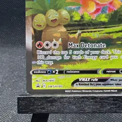 Pokemon TCG Flareon VMAX SWSH180 Promo Full Art Holo NM - Image 4