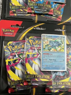 Pokemon TCG: Set of 2 Mega Evolution 3 Pack Blister Golduck & Psyduck SEALED - Image 4