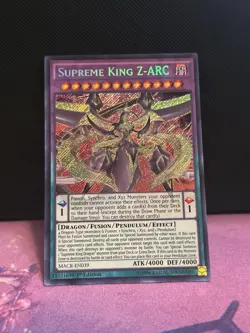 Supreme King Z-ARC MACR-EN039 Secret Rare 1st Ed MP Look At Pictures - Image 1