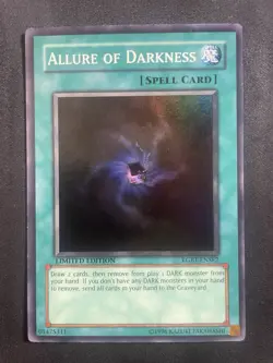 Allure Of Darkness RGBT-ENSE2 Yugioh Raging Battle Limited Edition Holo LP - Image 1