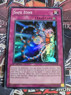 Safe Zone EXVC-EN078 Super Rare 1st Edition NM Yugioh Free Shipping - Image 1
