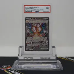 PSA 9 MINT Charizard ex SIR #223/197 Ossidiana Infuocata Italiano Pokemon Cards - Image 1