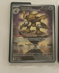 Pokemon TCG Alakazam 009 Black Star Promo Card SEALED NM - Image 1