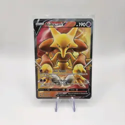 Pokemon Card Alakazam V 172/185 Vivid Voltage Ultra Rare Near Mint - Image 1