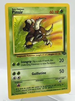 Pinsir 25/64 Jungle Unlimited Non Holo Rare WotC 1999 Vintage Pokemon TCG Card - Image 2