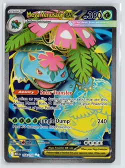 Pokemon TCG Mega Venusaur EX 155/132 Mega Evolution ENGLISH Pokemon Card NM - Image 1