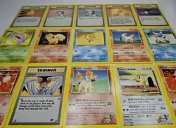 Vintage Pokemon TCG Card Lot of 15 WOTC Gym Hero, Challenge, Base Set - NM/LP - Image 2