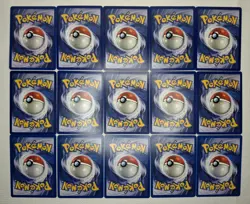 Vintage Pokemon TCG Card Lot of 15 WOTC Gym Hero, Challenge, Base Set - NM/LP - Image 3