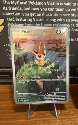 Victini 208 Pokemon Scarlet & Violet Promo Cards Illustration Rare - Image 1