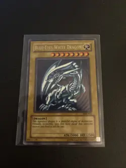 Yu-Gi-Oh! Blue-Eyes White Dragon Card ATK 3000 DEF 2500 - Image 1