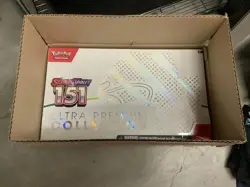 Pokemon 151 Ultra Premium Collection Box PLAYMAT, Deckbox Dice Etc Open/No Cards - Image 1