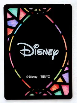 Japan Disney MOANA Stained Glass 8 of Hearts Playing Card w/Sleeve & Top Loader! - Image 2