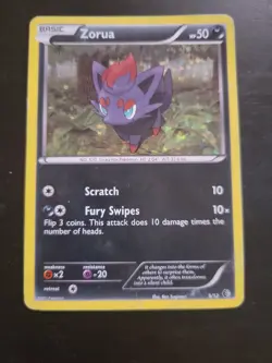 Pokemon TCG Card McDonald's Promo 2011 - Zorua 9/12 Holo - Image 1