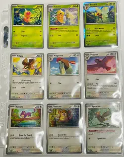 Pokemon 151 MASTER SET Starter ALL Common Uncommon & HOLO RARE 153 Cards POKEMON - Image 3