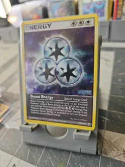 Pokemon Cards Boost Energy 98/115 Rare HOLO Shiny EX UNSEEN FORCES Stamped LP - Image 2