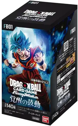 BANDAI Dragon Ball Super Card Game Fusion World Booster Pack Awakening Heartbeat - Image 1