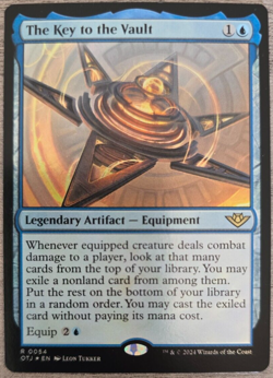 The Key to the Vault (Rare - Foil) #54 Outlaws of Thunder Junction [MTG] [NM] - Image 1