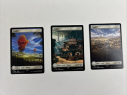 Magic Final Fantasy Basic Lands Complete Set of 15 - Full Art Land - MTG - NM - Image 2