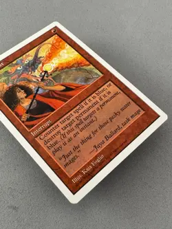 Pyroblast MTG Core Set 5th Edition Regular-Never Played Near Mint-Vintage Magic - Image 4