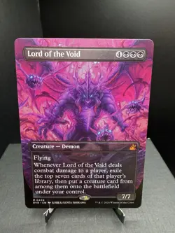MTG Ravnica Remastered Lord of The Void Anime Borderless Mythic NM! - Image 1