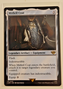 Mithril Coat 0379 MTG The Lord Of The Rings Reg Rare - Image 1