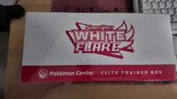 Pokemon Center Exclusive White Flare Elite Trainer Box New Sealed w/ Protector - Image 4