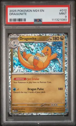 2025 POKEMON M24 EN-MCDONALD'S COLLECTION #012 DRAGONITE PSA 9 - Image 1