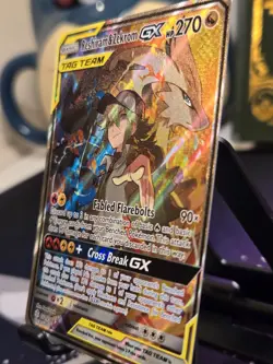 Reshiram and Zekrom GX 222/236 Tag Team Pokemon Cosmic Eclipse 2019 NM - Image 5