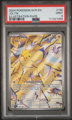 2024 POKEMON SCR EN-STELLAR CROWN ILLUSTRATION RARE #150 JOLTIK PSA 9 - Image 1