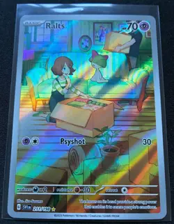 Pokemon 2023 Scarlet & Violet SV01 Ralts 211/198 Illustration Rare NM - Image 1