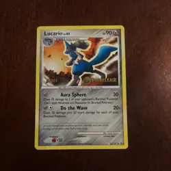 Lucario 53/127 Prerelease Staff Platinum Pokemon LP - Image 1