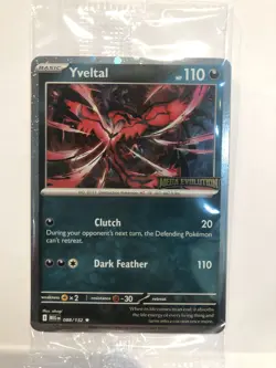 Pokemon Yveltal 088/132 Mega Evolution Stamped Promo Sealed - Image 1