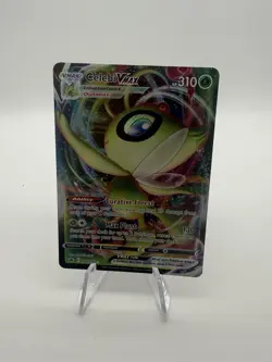 Pokemon TCG Celebi VMAX Sword & Shield Chilling Reign 008/198 Holo Ultra Rare NM - Image 1