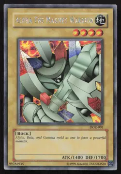 Yu-Gi-Oh #DOR-001 Alpha the Magnet Warrior Secret Rare - Image 1