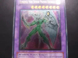 Elemental Hero Shining Phoenix Enforcer EOJ-EN033 Ultimate Rare 1st Edition - Image 3