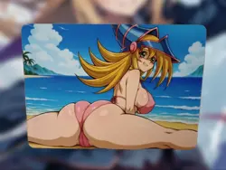 Dark Magician Girl Yugioh Anime Waifu Sexy Goddess Doujin Lewd Hentai Card - Image 1