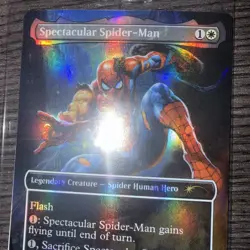 Magic The Gathering MTG Marvel Legends Spectacular Spider-Man Promo Card Sealed - Image 3