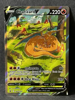 Pokemon TCG Charizard v SWSH260 Holo Rare Card Sword & Shield Promo - Image 1
