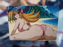 Dark Magician Girl Yugioh Anime Waifu Sexy Goddess Doujin Lewd Hentai Card - Image 1