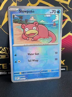 Pokemon - Slowpoke 018/131 Masterball Reverse Holo Card - Prismatic Evolutions - Image 1