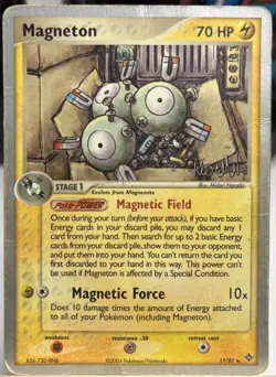 Pokemon Card Magneton 2004 World Championship 17/97 - Image 1
