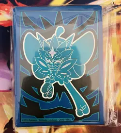 Teal Mask Ogerpon Twilight Masquerade ETB 65 Ct Pokemon Card Sleeves New Sealed - Image 1