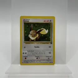 Eevee Team Rocket Unlimited 55/82 Wizards Pokemon TCG Common WOTC NM Card Vtg - Image 1