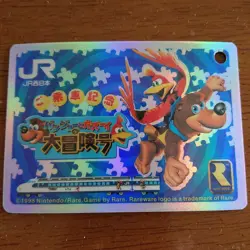 Banjo Kazooie Adventure Trading Card from Collection Condition - Image 1