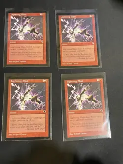 MtG 4x Lightning Blast Tempest Magic the Gathering (Direct Damage Instant) - Image 1