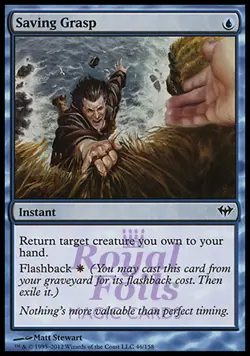 Saving Grasp 4x FOIL DKA MTG Dark Ascension Common MINT blue - Image 1