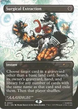 MTG Surgical Extraction (2003) *Non-Foil* Full Color Secret Lair: Venom MT/NM - Image 1